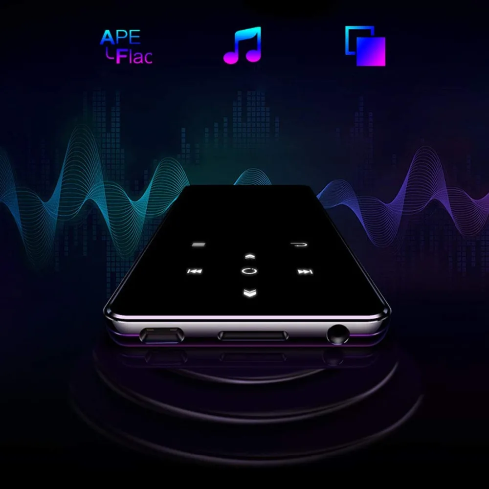 Mp3 плеер с Bluetooth 4 0 сенсорная кнопка 16 Гб Встроенный динамик металлический HIFI без
