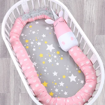 

Baby Bed Bumper 330CM Newborn Infant Cot Protector Bedding Baby Room Decor New Cotton Baby Crib Bumpers