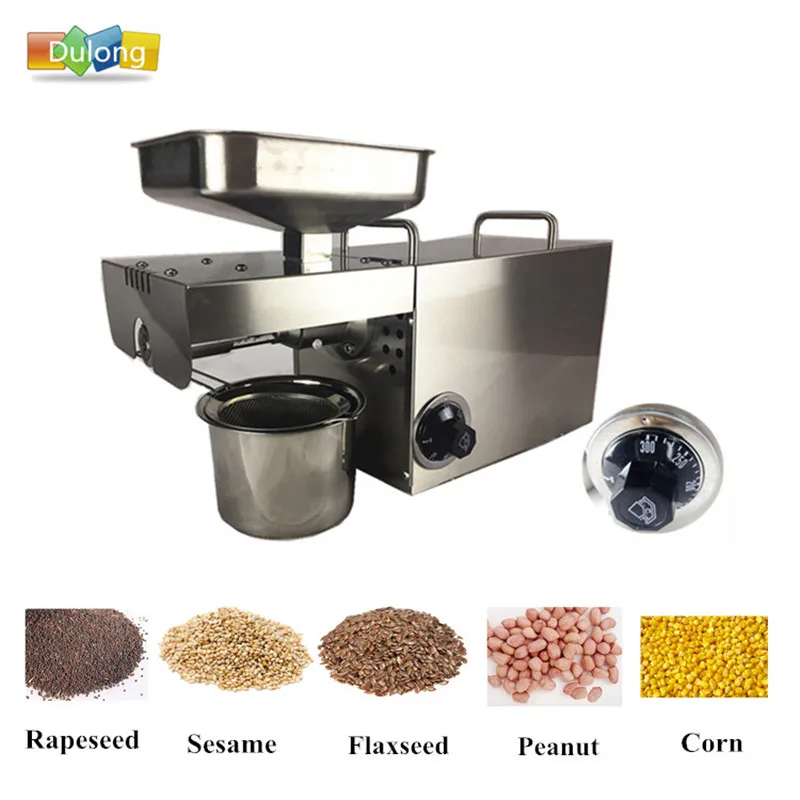 Small hot cold oil press machine sunflower sesame nuts almond Oil