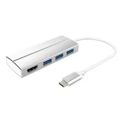 Amkle USB C 3,1 Тип C к HDMI USB адаптер USB C 3,1 мужчина к HDMI Женский Видео 4k P 1080 конвертер для Macbook Pro USB 3,0 концентратор