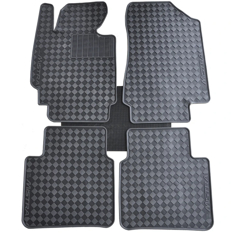 special car mats waterproof non slip rubber rugs latex carpets for