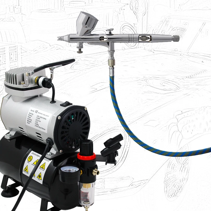 Colopaint Precision Detail Control Airbrush Body Painting Kits ABK 180S