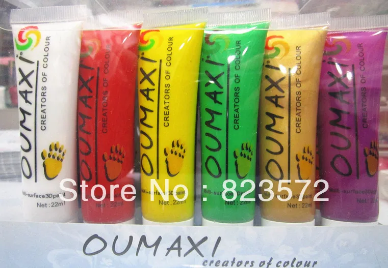 

22 ml nail paint Multi surface 3D paint OUMAXI nail art paint Acrylic paint