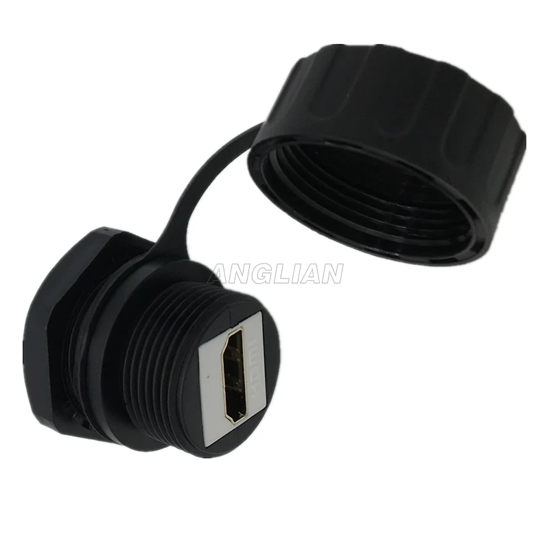 Водонепроницаемая штепсельная розетка HDMI 2 0 адаптер Мама мама с адаптером для