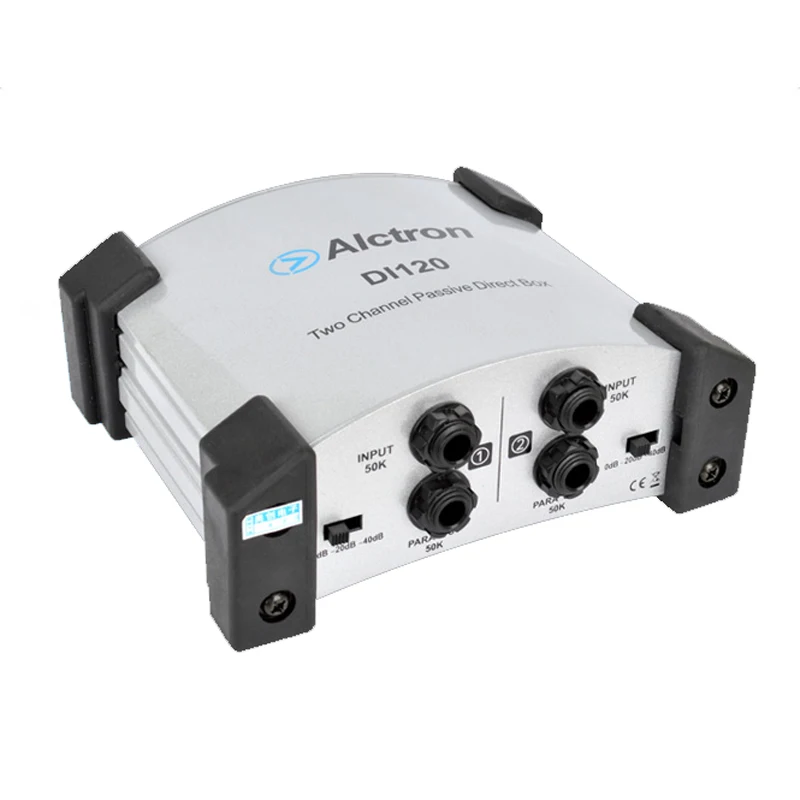  Alctron DI120 passive DI box used in guitar recording and stage performance great for keyboard acou