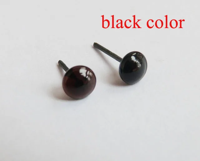 70pcs/lot new arrvial 6/8/10/12/14/16mm glass toy eyes with pin for diy handcraft maerials--color option 3