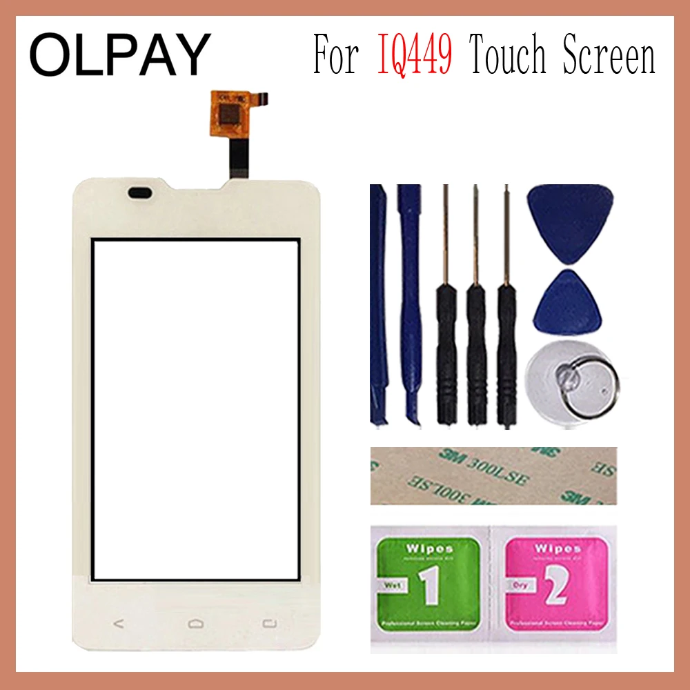 4 5 ''сенсорный экран для Fly IQ449 449 сенсорный дигитайзер панель передняя