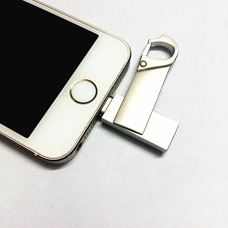 Достаточно i-Flash Drive 32 ГБ 64 ГБ Micro Usb флеш-накопитель Lightning/Otg Usb флеш-накопитель для iphone 7/6 Plus/ipad/iphone 8/x