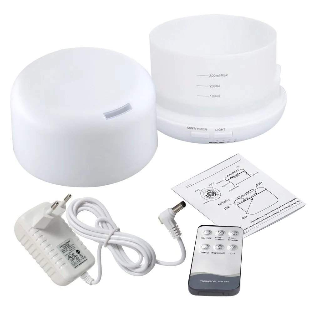 Remote-Control-300-ML-Ultrasonic-Aroma-Air-Humidifier-With-7-Colors-Lamp-Electric-Aromatherapy-Essential-Oil