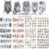 Pegatinas de dibujos animados para uñas, 12 tipos, patrón de búho, calcomanías de agua, manicura tatuaje, decoraciones de Arte de uñas, herramienta DIY BN1153-1164 ► Foto 1/5