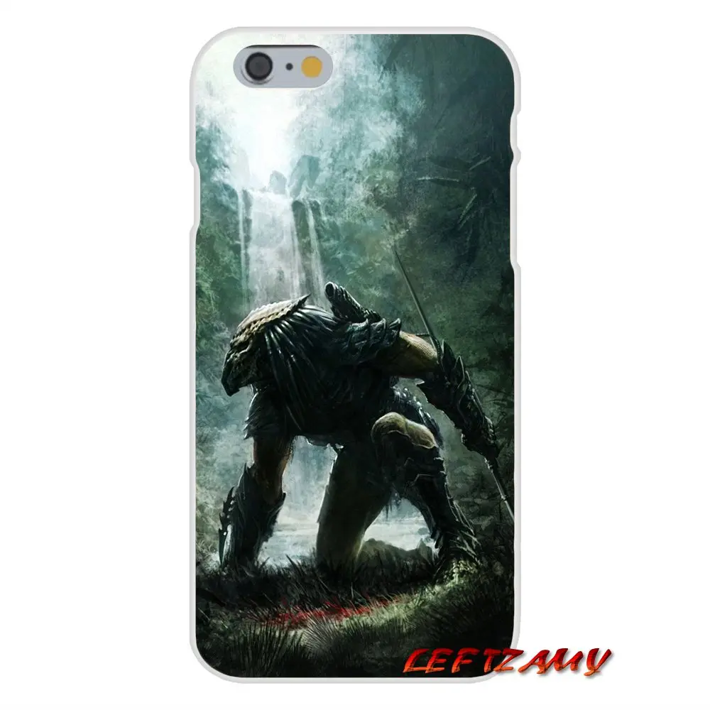 Роскошный Гибридный Силиконовый чехол Alien vs Predator для Samsung Galaxy S4 S5 MINI S6 S7 edge S8 S9 S10 Plus