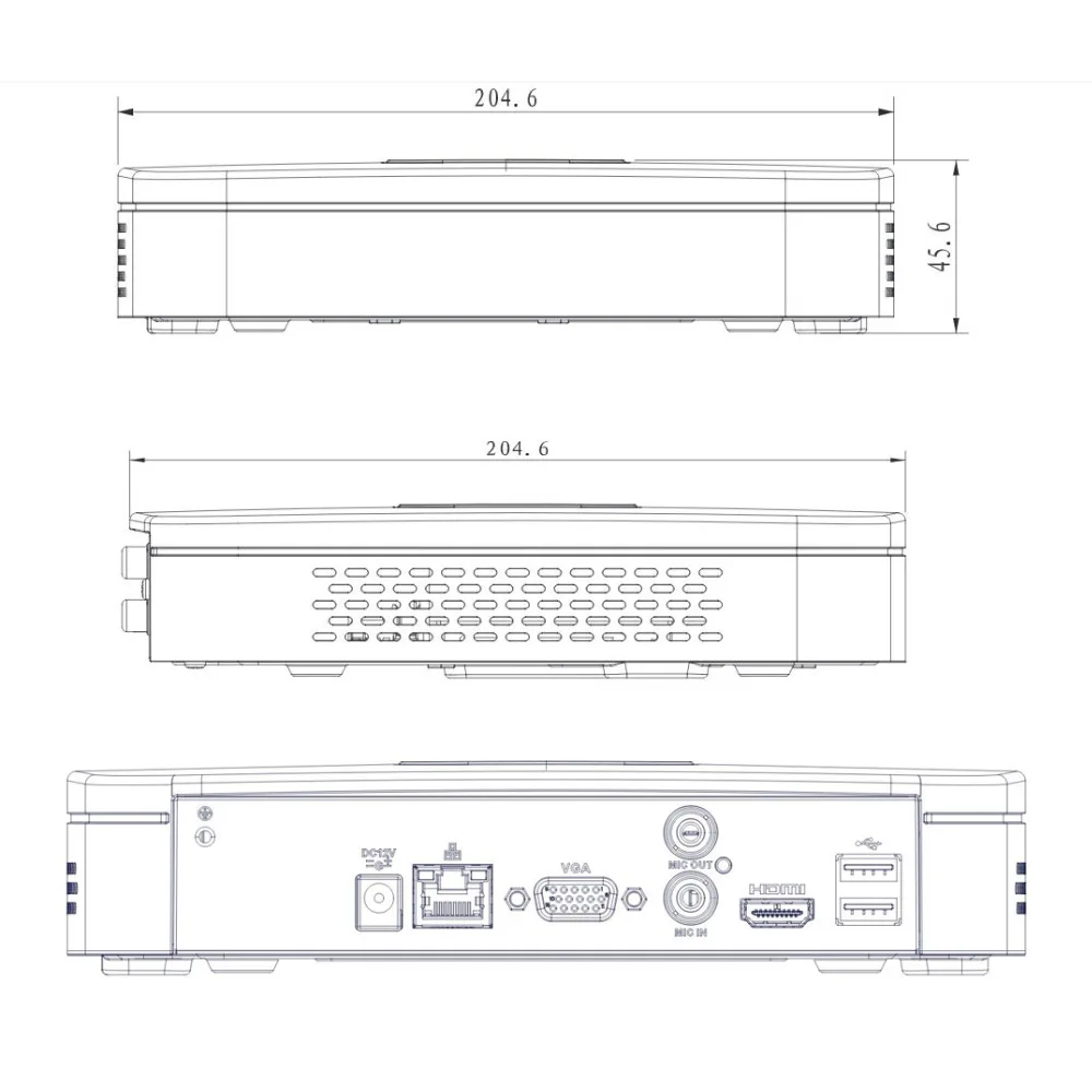 Английский DH NVR4104-4KS2 NVR4108-4KS2 NVR4116-4KS2 4/8/16 Ch Смарт 1U 4K H.265 NVR Сетевой Видео Регистраторы с логотипом