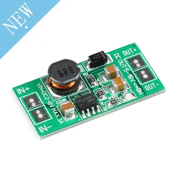 

2pcs Boost converter Power Supply Module Step Up Converter DC-DC Voltage Regulator Adjustable PCB Board 3.3V 3.7V 5V to 9V