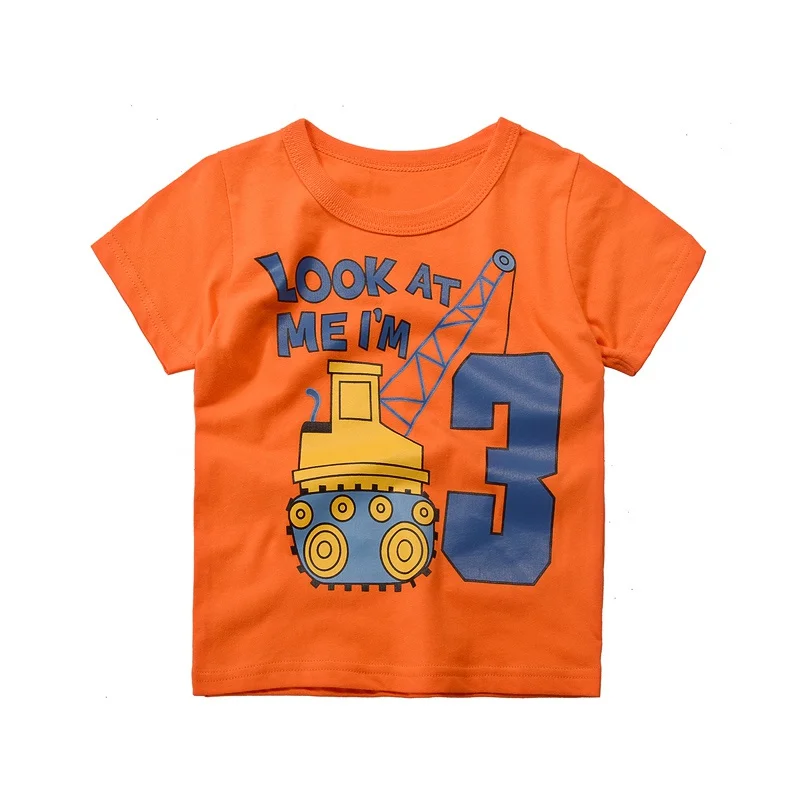 Buy Boys Cartoon T shirt Baby Fashion Clothing Summer Short Sleeve Tops Cotton