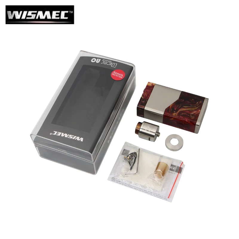 

Original Wismec LUXOTIC NC Guillotine V2 Kit 250W LUXOTIC NC Box MOD Vape Clapton 0.28ohm Coil