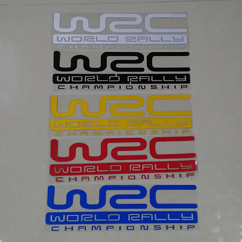 WL автомобиля переоборудование клейкие ленты стикеры WRC наклейки лазерная 3D