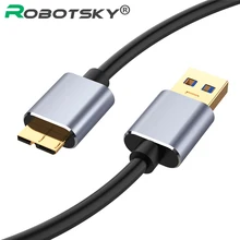 Кабель для передачи данных 0,5 м 1 м 1,5 м USB 3,0 type A к Micro B кабель-удлинитель для жесткого диска для внешнего жесткого диска HDD samsung S5 Note3