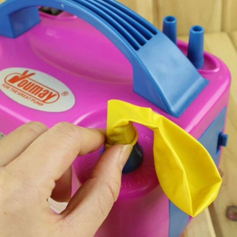 JX-LCLYL 600W Portable High Power Electric Balloon Pump Twin Nozzles Inflator Air Blower