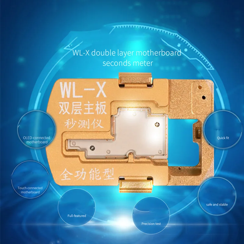 WL-X-Comprehensive iPhone X Motherboard Double Board Tester LCD Displays Touch Baseband NFC Camera Function Tester Fast Tester
