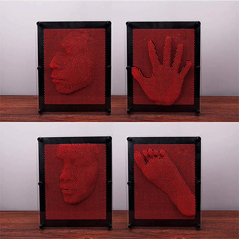 

3D Clone Pin Art Board Toy Home Decoration Impression Art Sculpture Pin Model Home Office Desktop Toys for Kids Adults Home Deco