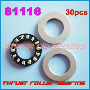 

30pcs 80*105*19mm Cylindrical Roller Thrust Bearing assembly 81116 K81116TN GS81116 seat ring WS81116 Shaft housing Washer