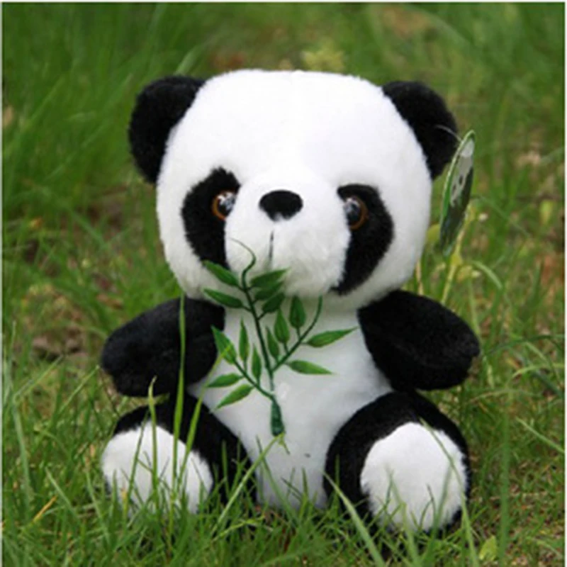 18 cm bambú lindo Panda de juguete de felpa suave peluche Juguetes Decoración muñeca juguetes para niños Baby Kids felpa peluche cojín
