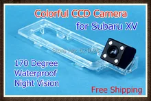 Waterproof Special 4LED CCD Car Rear view camera Reverse Backup Parking Camera for Subaru XV