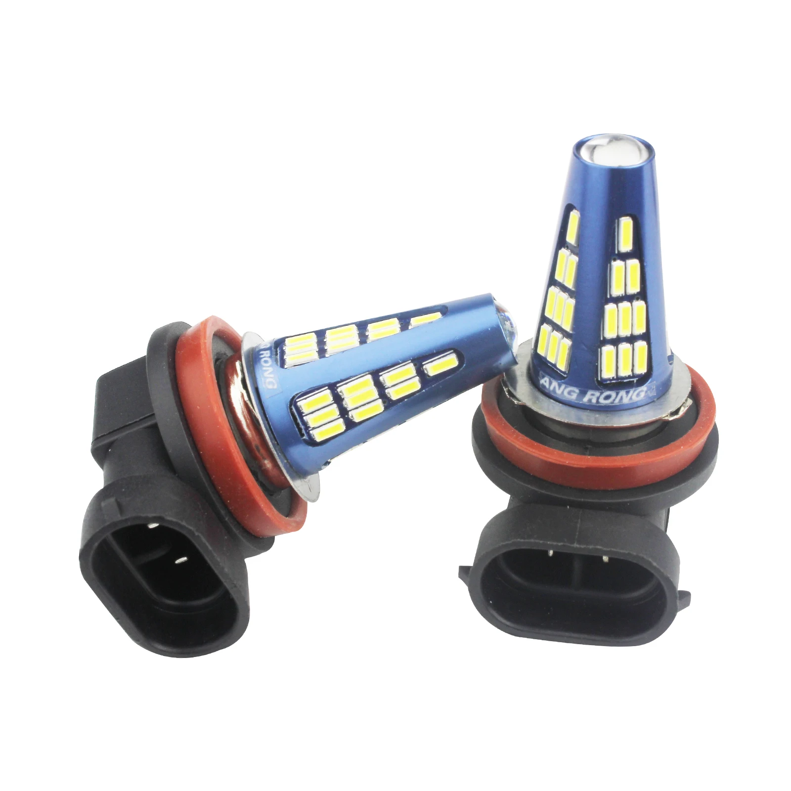 ANGRONG 2x H11 H8 48 SMD 5 Вт светодиодные фары Противотуманные ходовые лампы белый