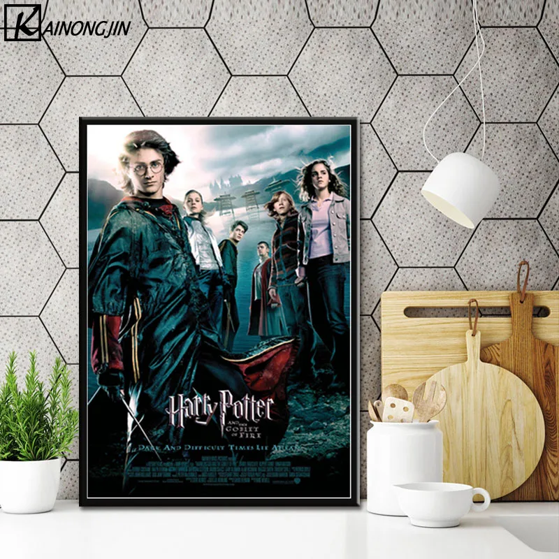 

Harry Potter Movie Poster Wall Art Canvas Painting Posters and Prints Wall Picture Room Decorative Home Decor