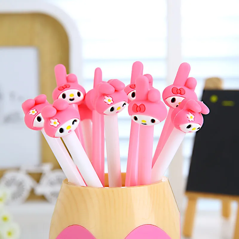 

2pcs/lot Cute Kawaii Gel Pen Stationery School Office Supply Writing Signing Pen Student Kids Gift