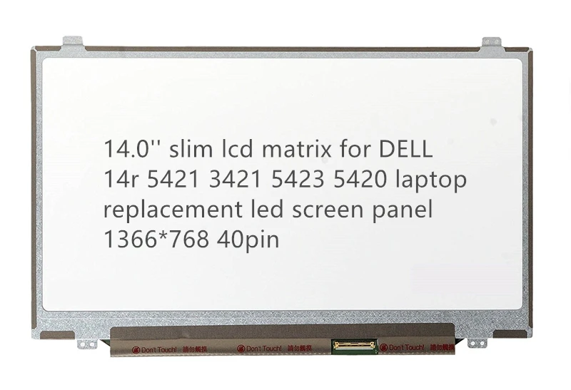 14.0'' slim lcd matrix for DELL 14r 5421 3421 5423 5420 laptop