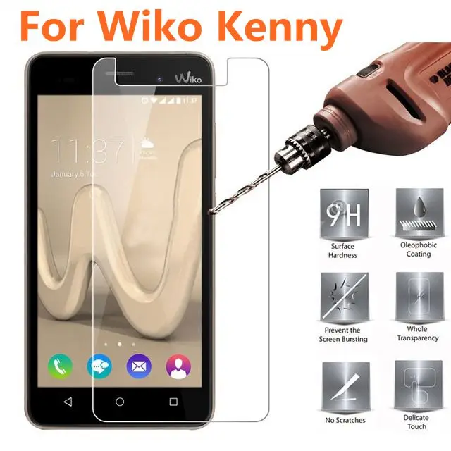 2.5D Закаленное стекло для Wiko enny Высококачественная защитная пленка