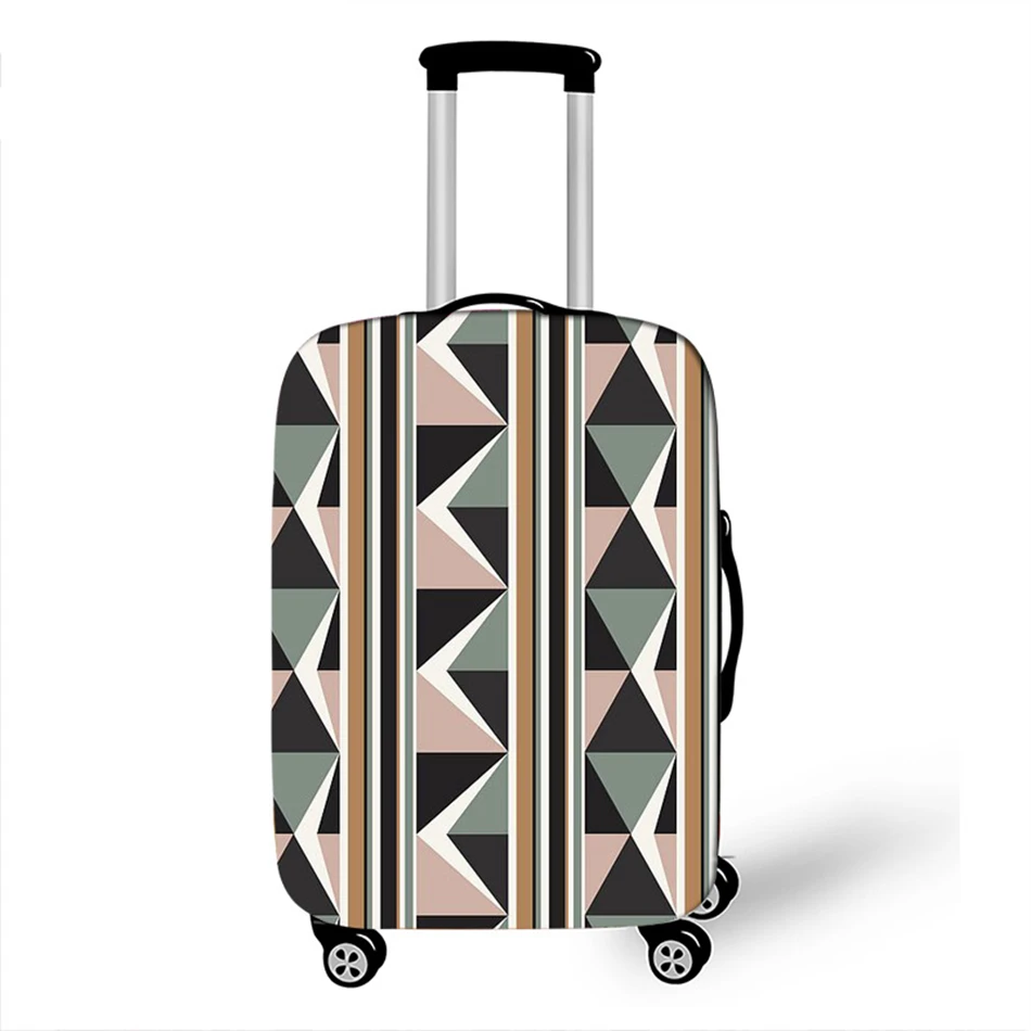 Мультяшный простой чемодан чехол для путешествий багаж защитный плотный глиттер-блёстки чемоданы Органайзер 18 до 32 дюймов