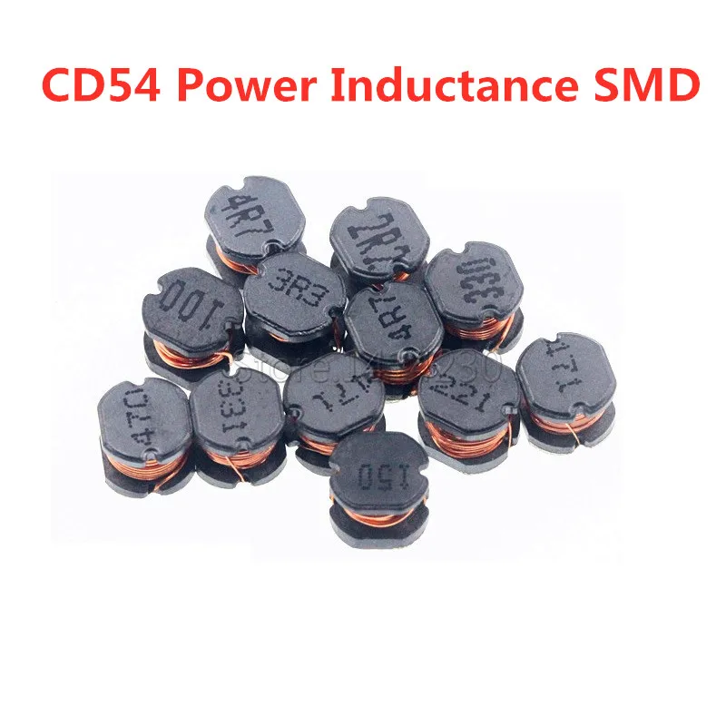 Лидер продаж SMD индуктор CD54 Мощность индуктивности 2.2UH 3.3UH 4.7UH 6.8UH 10UH 15UH 22UH 33UH 47UH 68UH 100UH 150UH 220UH 330UH 470UH