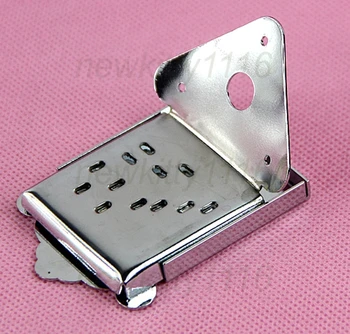 

OOTDTY Brand Chrome Bluegrass Mandolin Tailpiece With Cover