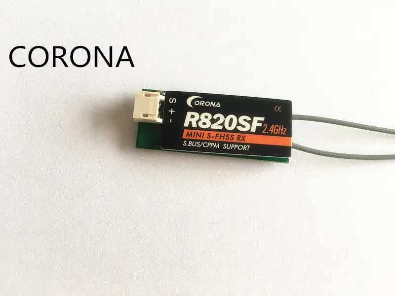 

Corona R820SF Receiver compatiable with FUTABA S-FHSS FHSS 2.4G for RC MODELS