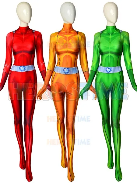 Totally Spies Cosplay Costume For Kids Adults Zentai Bodysuit Jumpsuit ▻   ▻ Free Shipping ▻ Up to 70% OFF