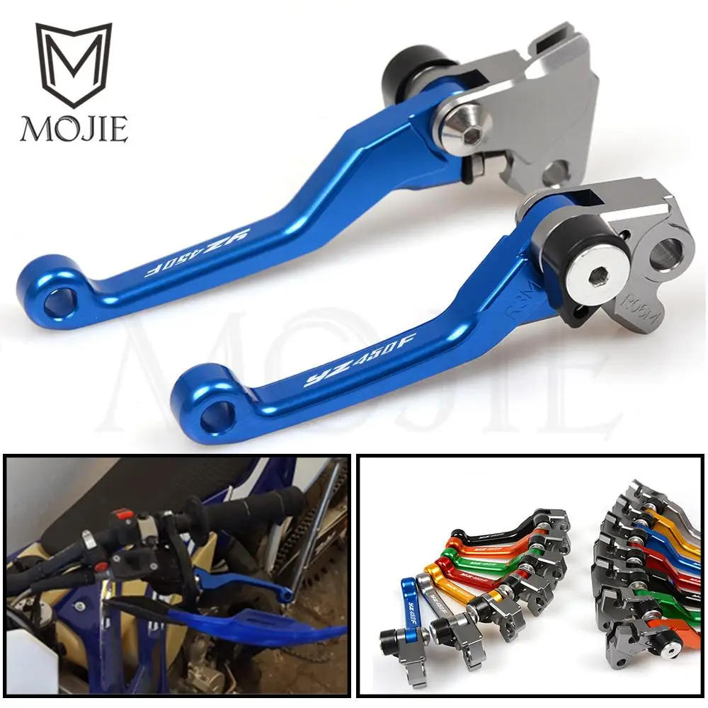 For Yamaha YZ450F YZF450 YZF 450 YZ 450F YZ 450 F 2001-2007 Motocross CNC Pivot YZF450 Brake Clutch Levers Dirt Bike For Yamaha
