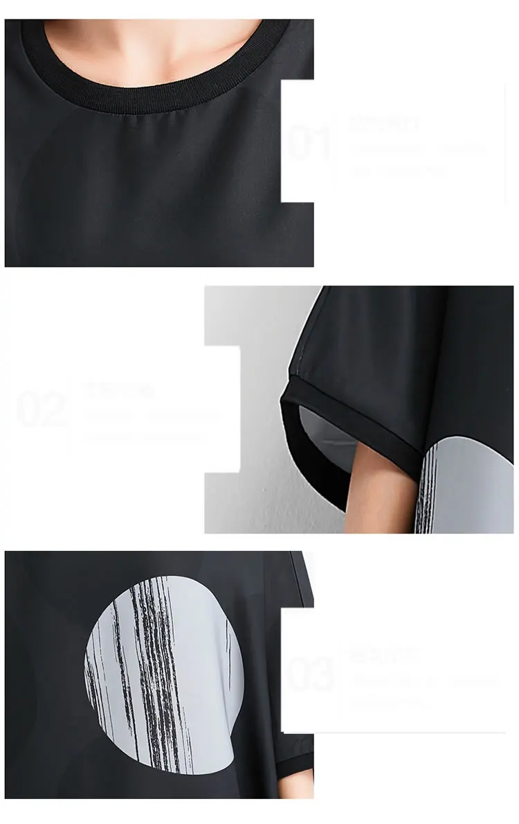 XITAO размера плюс, черное винтажное платье в горошек для женщин, летнее гладкое платье с рукавом летучая мышь, повседневная женская одежда в гонконгском стиле, новинка ZQ1735
