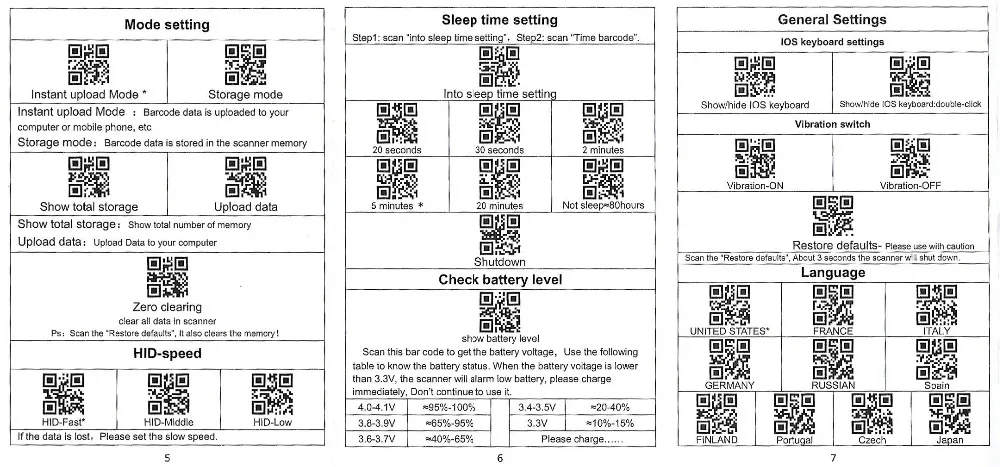 Мобильный портативный карманный проводной беспроводной мини qr-код считыватель Bluetooth 1D 2D сканер штрих-кодов для Android, IOS, Windows CE планшетный ПК