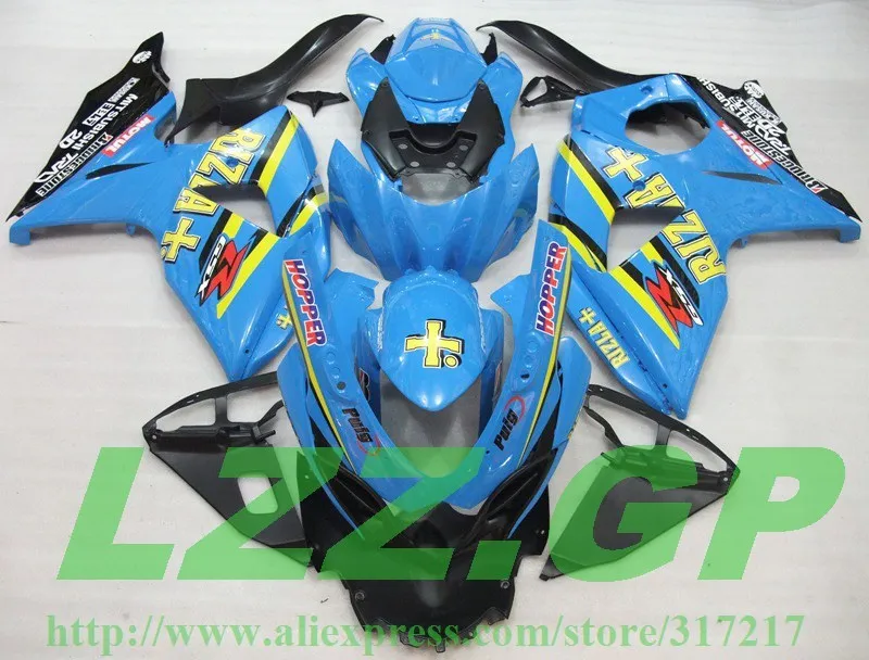 100% подходит для SUZUKI GSX R1000 GSXR 1000 K9 09 10 11 12 GSXR1000 синий светильник 2009 2010 2011 2012