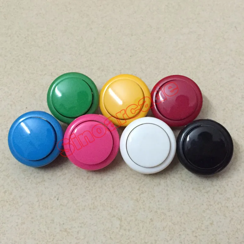 10 pcs of Arcade 30mm Round Push Button for arcade game DIY arcade controller 7 colors available 10 pcs of Arcade 30mm Round Push Button for arcade game DIY arcade controller 7 colors available