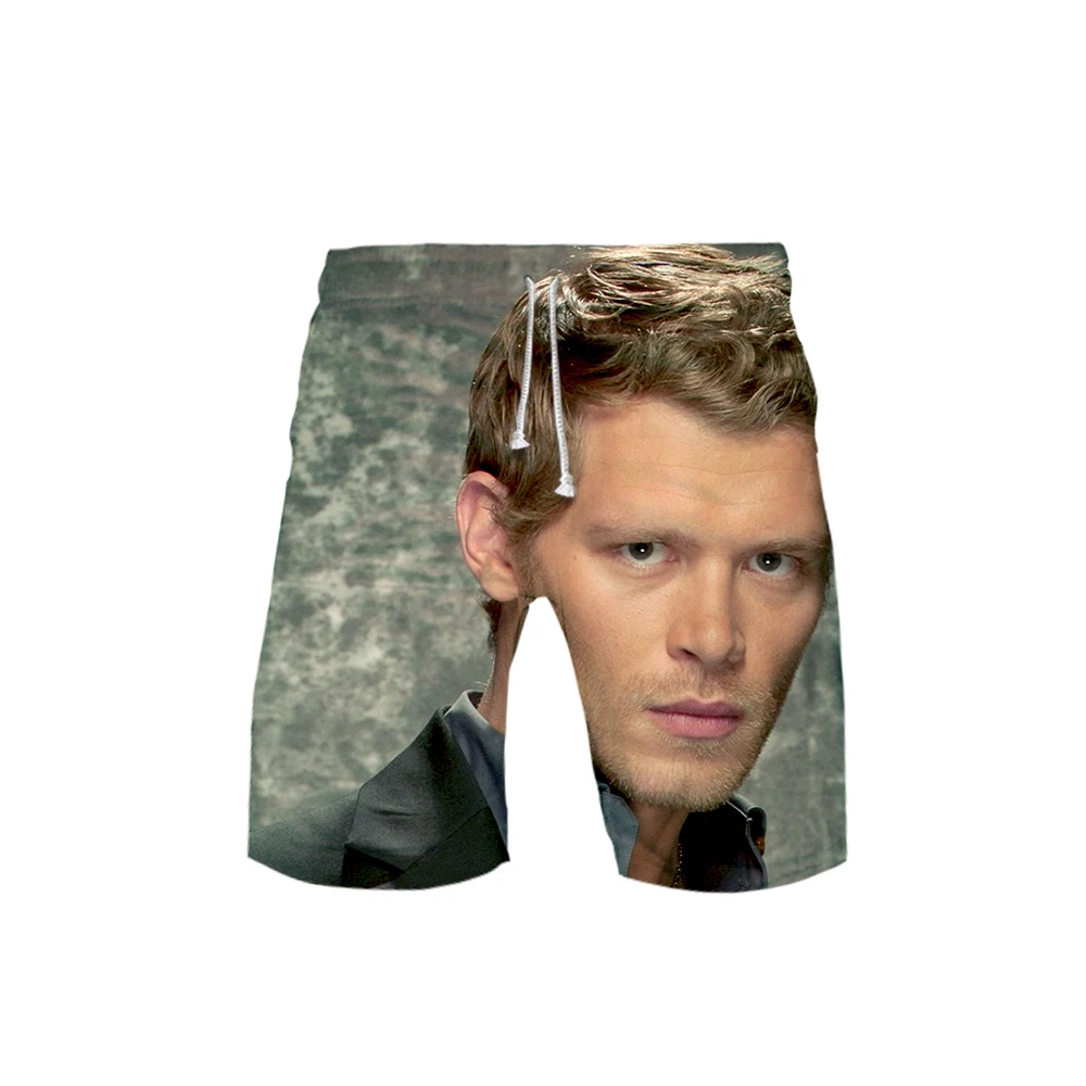 3D niklaus mikaelson уличная одежда с логотипом повседневные весенне-летние обшитые мужские шорты/женские хип-хоп модные для молодых людей и детей
