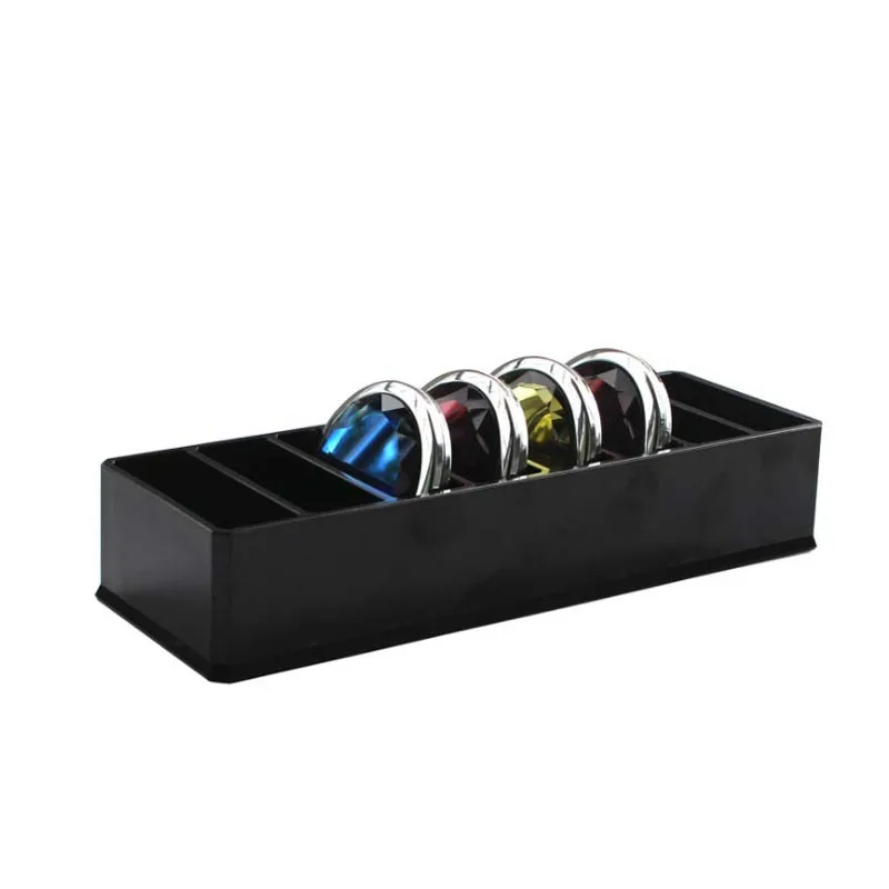 

2019 New Portable Black Acrylic Makeup Arrangement Storage Box Transparent Cosmetic Makeup Tools Storage Box Case Organizer