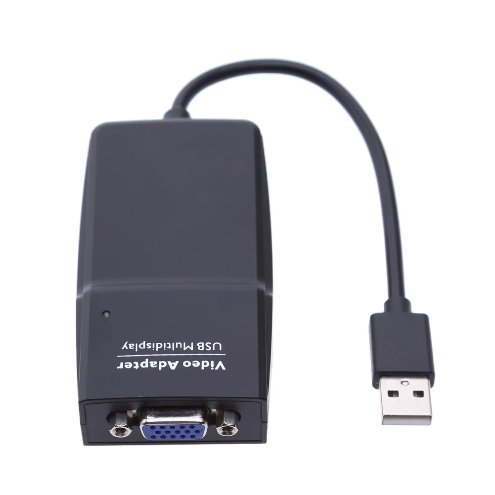 

2017 New USB 2.0 to VGA Adapter Adjustable 1920*1080 resolution External USB Video Graphics Card for PC notebook computer