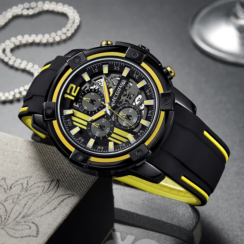 Часы Relojes 2018 мужские модные спортивные кварцевые часы от топового бренда