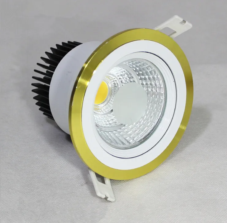 

Free shipping 15W Dimmable COB LED Ceiling lamp ,COB LED Down light With led driver Warm-Cold-Natural White AC85-265V