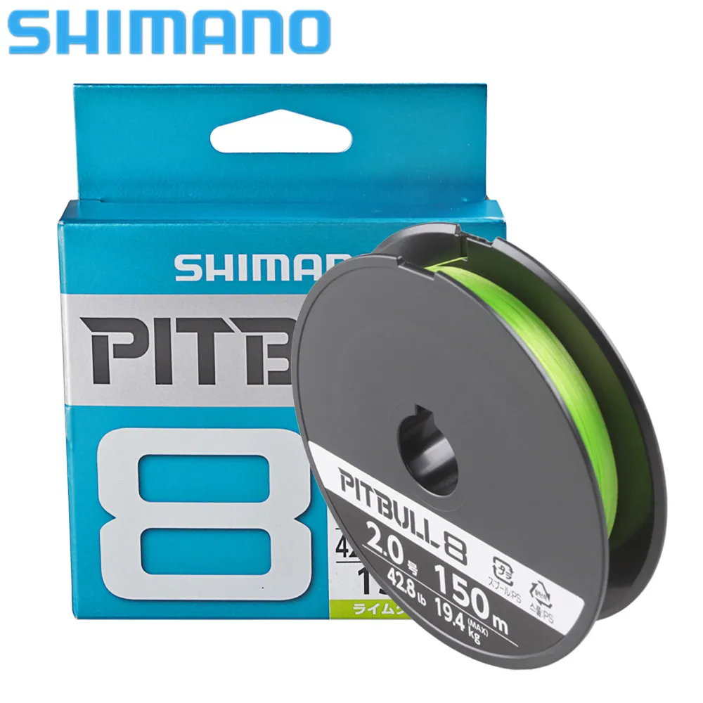 SHIMANO 150 м PE плетеная леска 8 нитей зеленый 0 6 #0 #1 2 5 #2 # мультифиламентная рыболовная