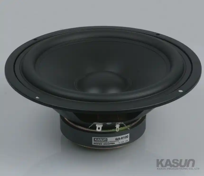 1 шт. KASUN QA-8100 8 дюймов НЧ динамик драйвер блок бумажный конус 8 Ом/140 вт Диаметр 218 мм Fs 45 Гц - изображение