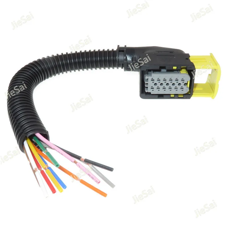 Conector 11703639-1 para Bomba de Uréia Automática Conector de Cabo Automotivo com 12 Pinos 2-1545277-1 com Chicote de Fiação